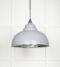 From The Anvil Hammered Nickel Harborne Pendant in Birch