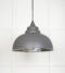 From The Anvil Hammered Nickel Harborne Pendant in Bluff