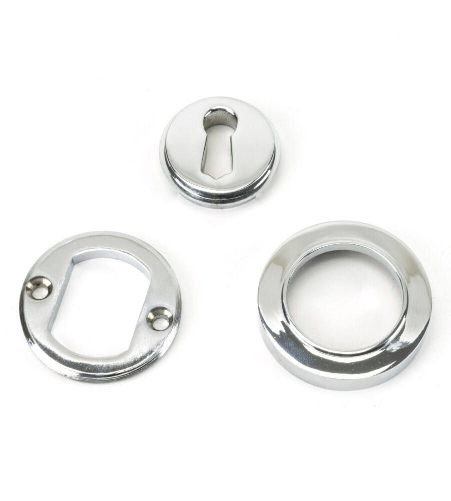 From The Anvil Polished Chrome Round Escutcheon (Plain) - Image 4