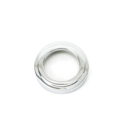 From The Anvil Polished Chrome Round Escutcheon (Art Deco) - Image 3