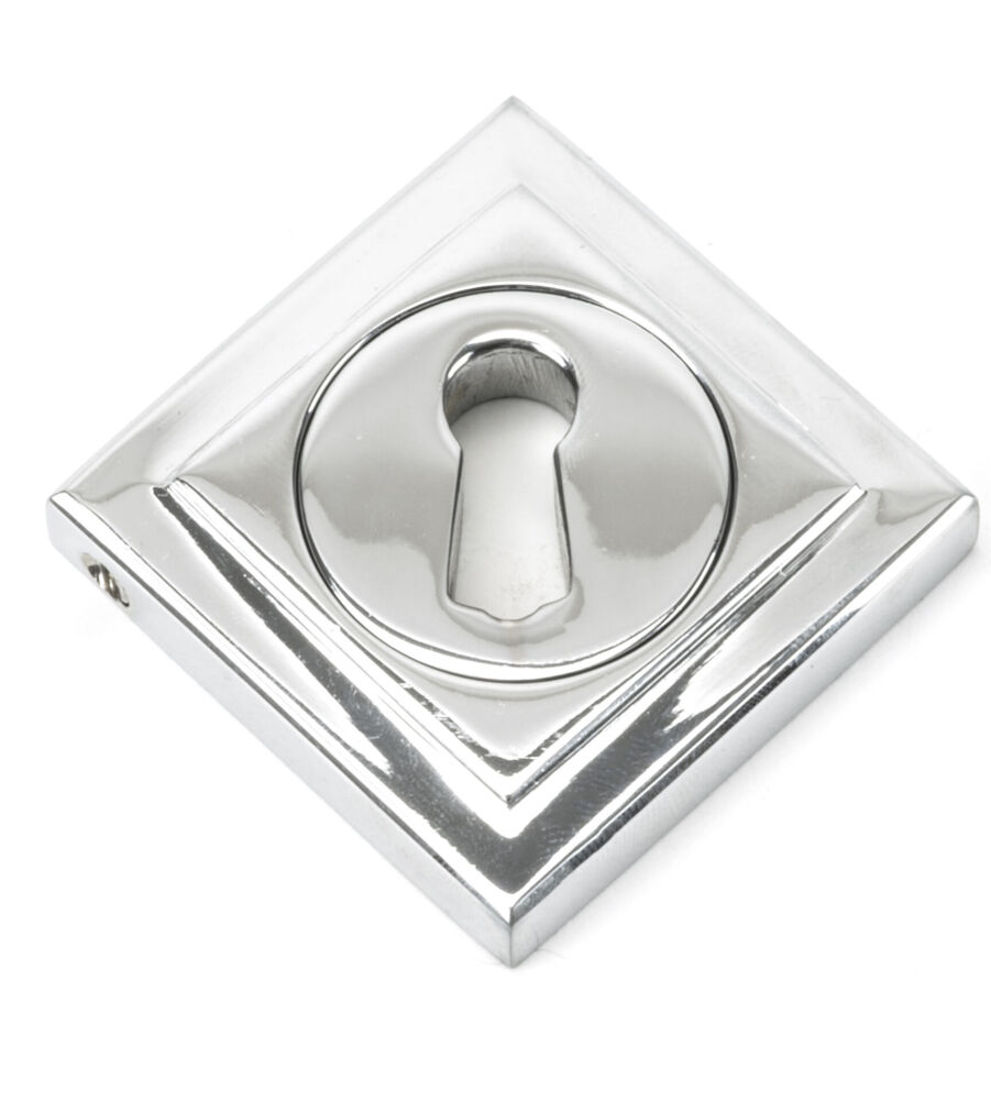 From The Anvil Polished Chrome Round Escutcheon (Square) - Image 3