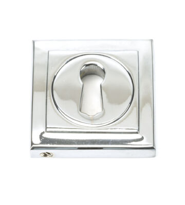 From The Anvil Polished Chrome Round Escutcheon (Square)