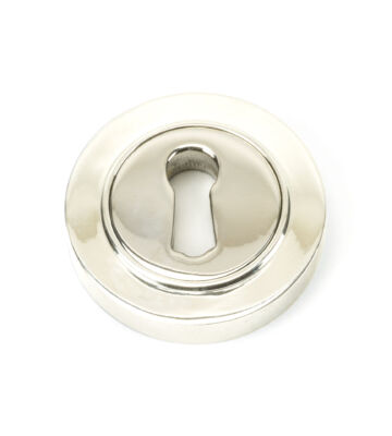 From The Anvil Polished Nickel Round Escutcheon (Plain)