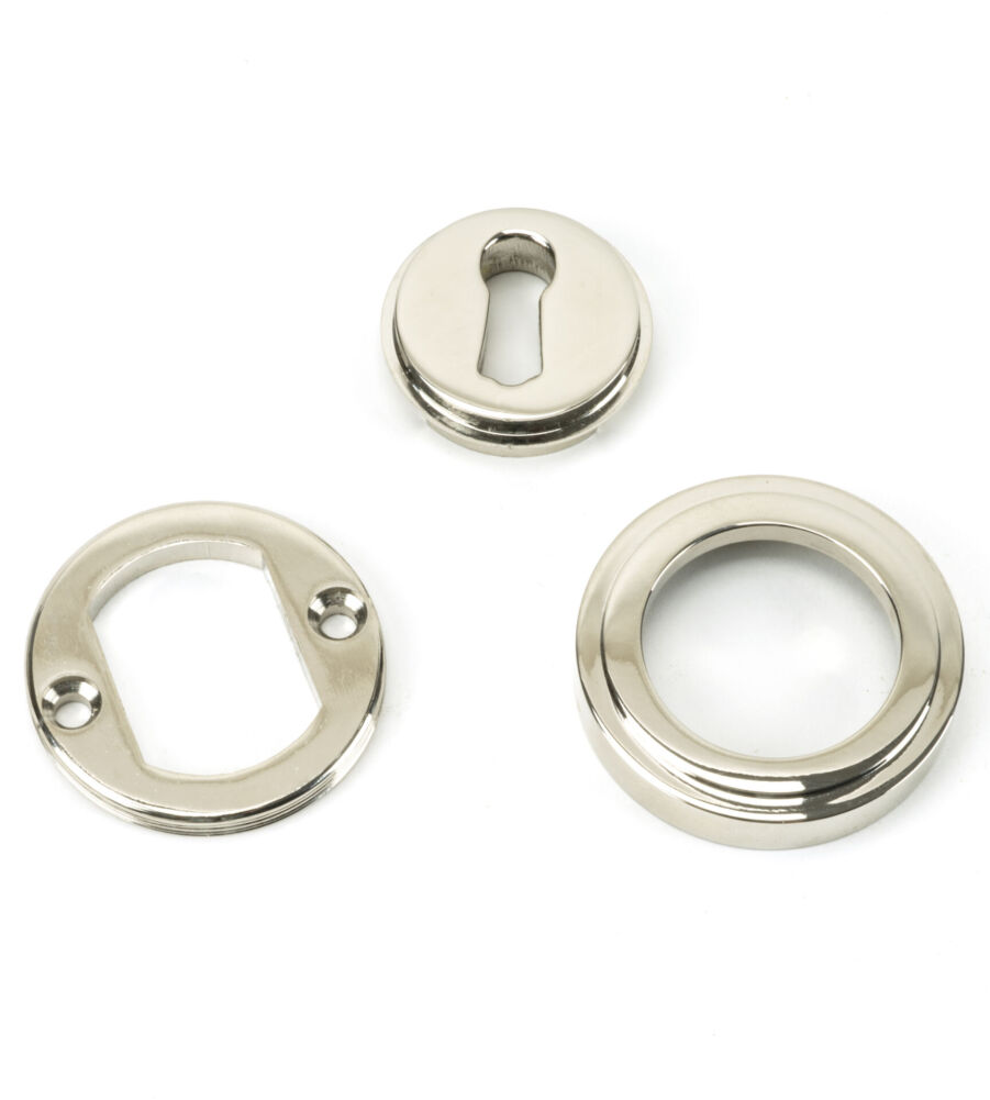 From The Anvil Polished Nickel Round Escutcheon (Art Deco) - Image 4
