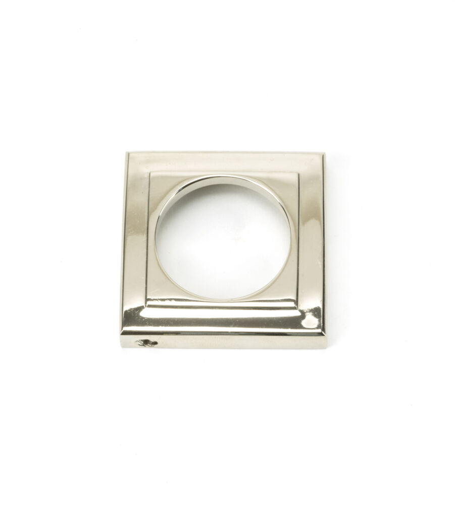 From The Anvil Polished Nickel Round Escutcheon (Square) - Image 4