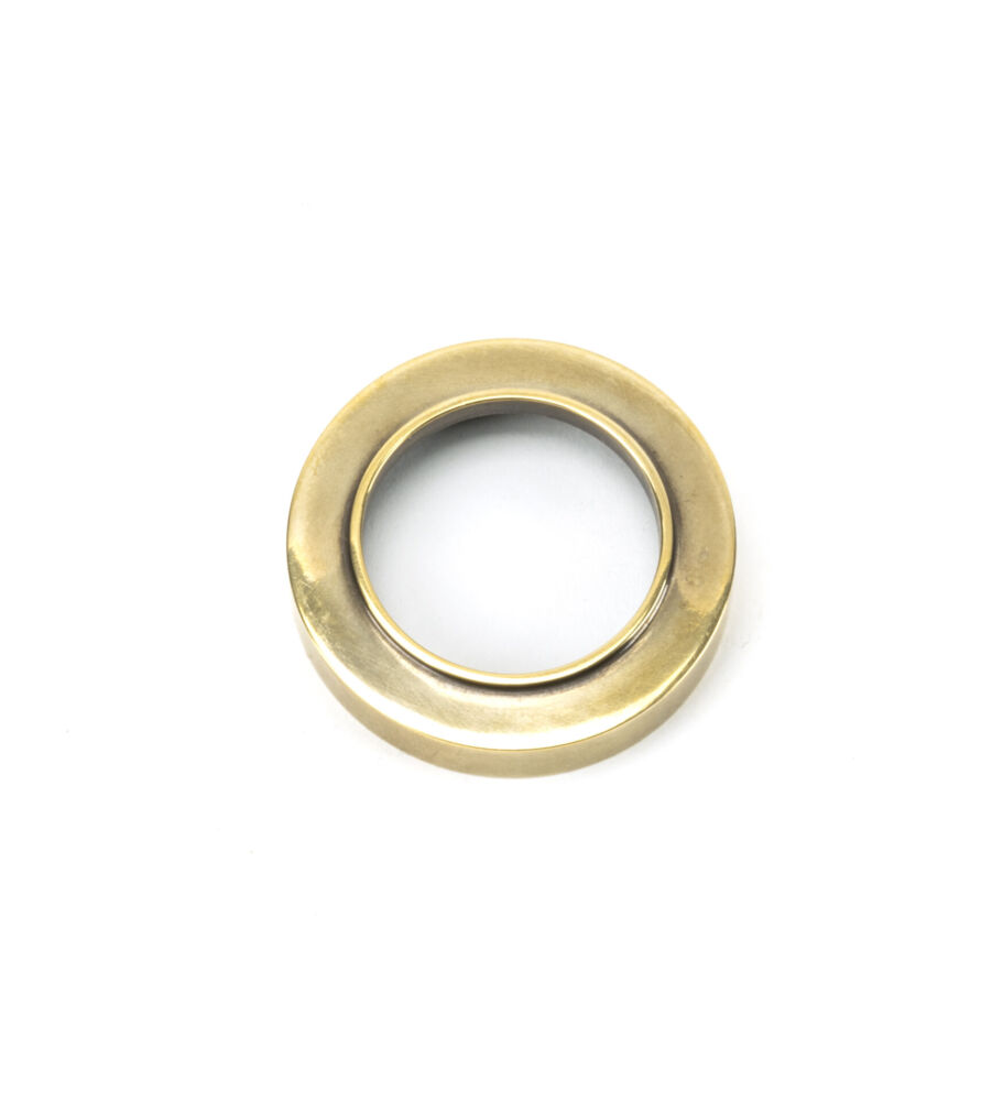 From The Anvil Aged Brass Round Euro Escutcheon (Plain) - Image 3