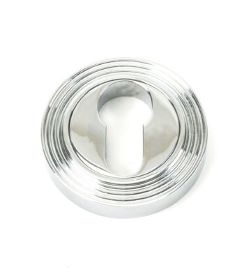 From The Anvil Polished Chrome Round Euro Escutcheon (Beehive)