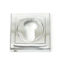 From The Anvil Polished Chrome Round Euro Escutcheon (Square)