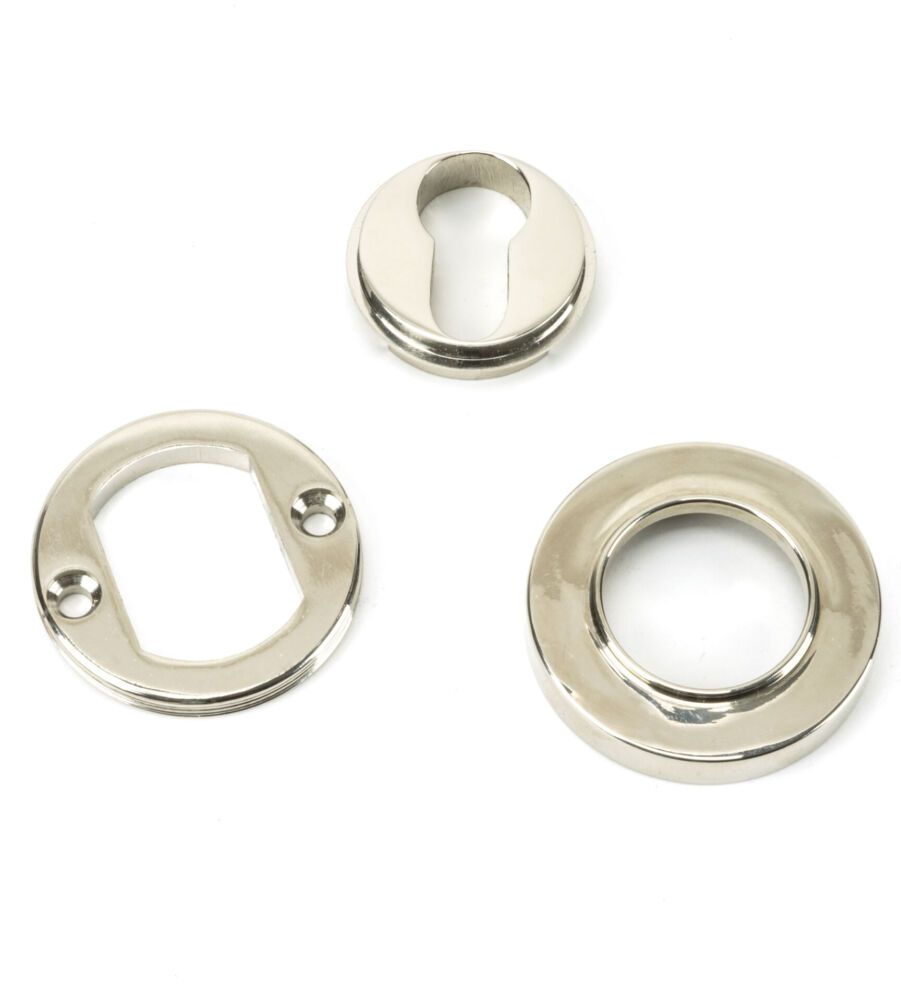From The Anvil Polished Nickel Round Euro Escutcheon (Plain) - Image 4
