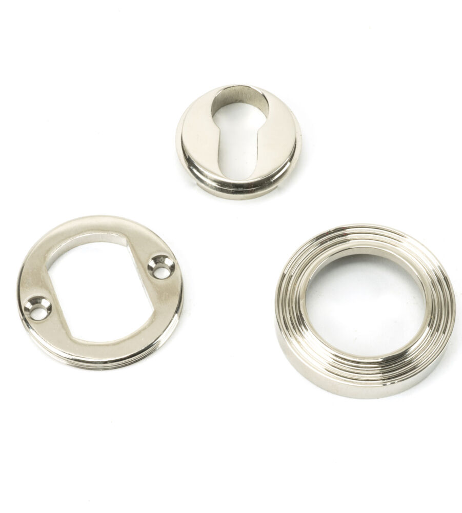 From The Anvil Polished Nickel Round Euro Escutcheon (Beehive) - Image 4