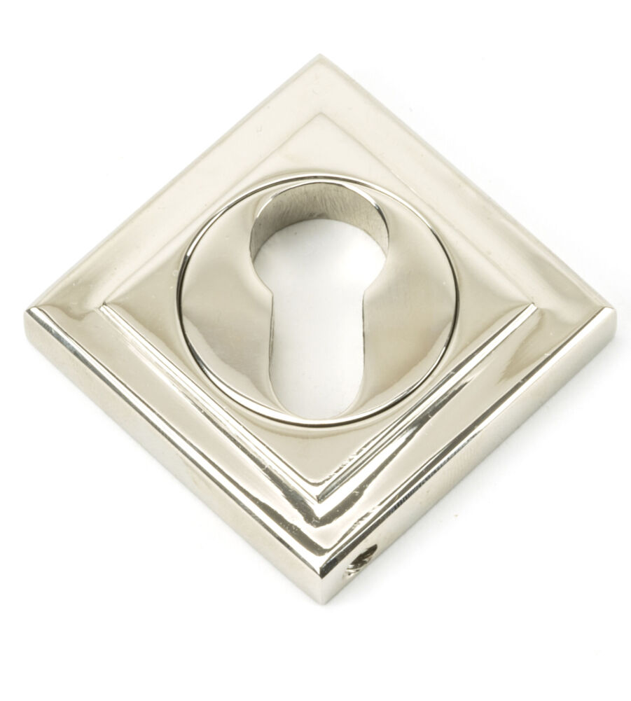 From The Anvil Polished Nickel Round Euro Escutcheon (Square) - Image 3