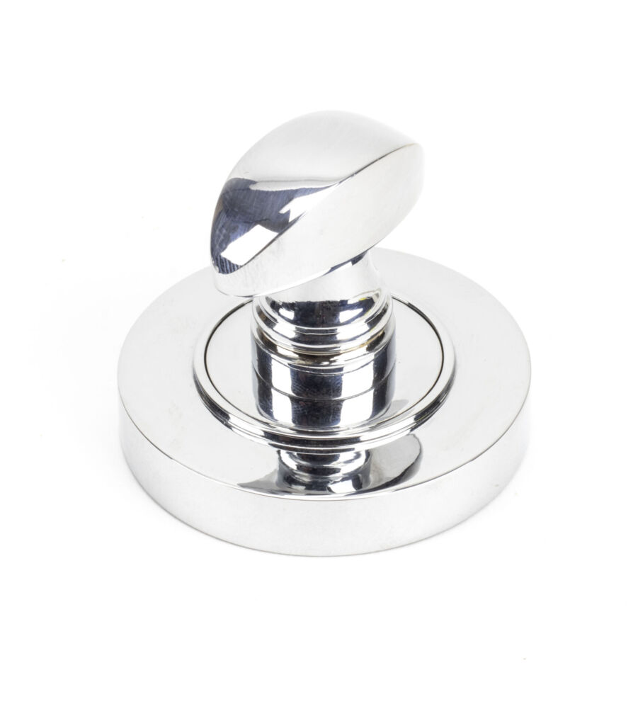 From The Anvil Polished Chrome Round Thumbturn Set (Plain) - Image 3