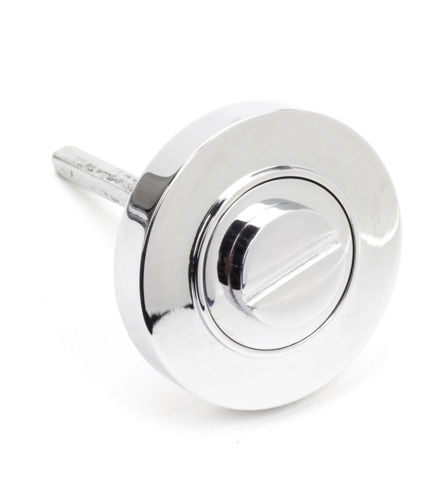 From The Anvil Polished Chrome Round Thumbturn Set (Plain) - Image 4