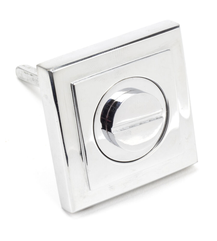 From The Anvil Polished Chrome Round Thumbturn Set (Square) - Image 4