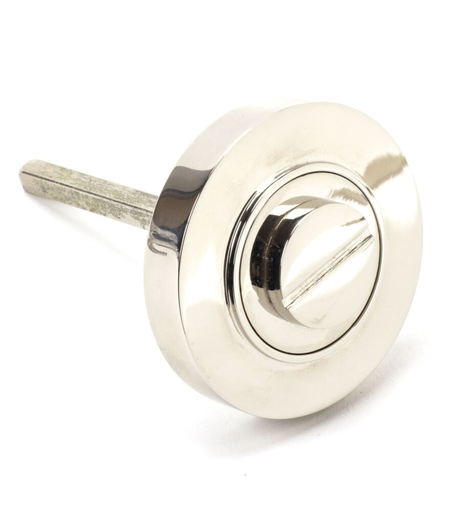 From The Anvil Polished Nickel Round Thumbturn Set (Plain) - Image 4