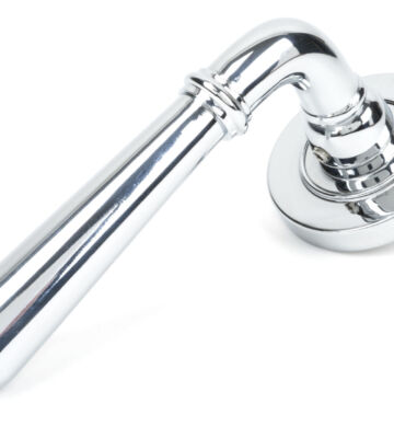 From The Anvil Polished Chrome Newbury Lever on Rose Set (Plain)