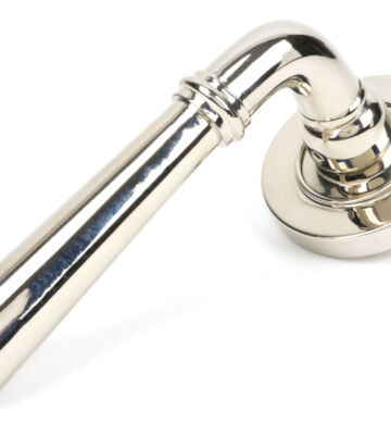 From The Anvil Polished Nickel Newbury Lever On Rose Set (Plain)
