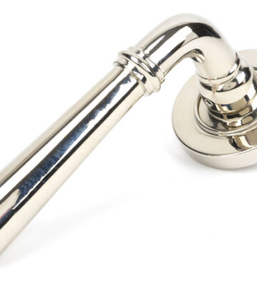 From The Anvil Polished Nickel Newbury Lever on Rose Set (Plain)