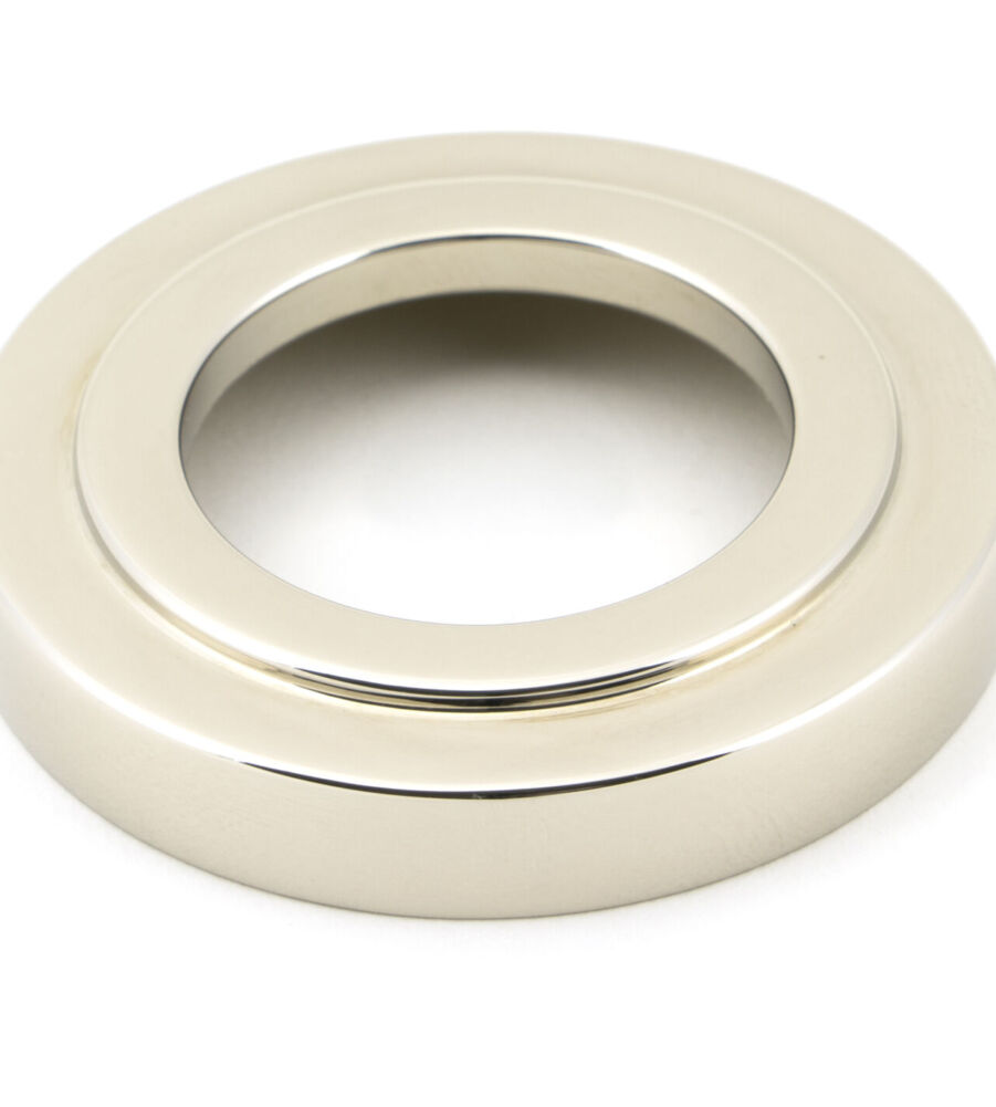 From The Anvil Polished Nickel Newbury Lever on Rose Set (Art Deco) - Image 4