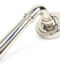 From The Anvil Polished Nickel Newbury Lever on Rose Set (Art Deco)