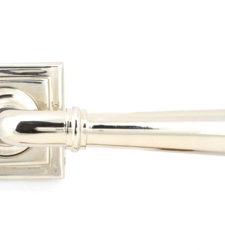 From The Anvil Polished Nickel Newbury Lever on Rose Set (Square) - Image 3