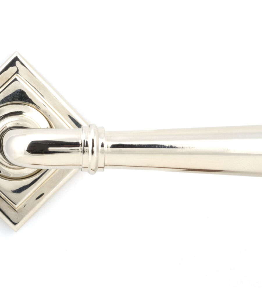 From The Anvil Polished Nickel Newbury Lever on Rose Set (Square) - Image 4