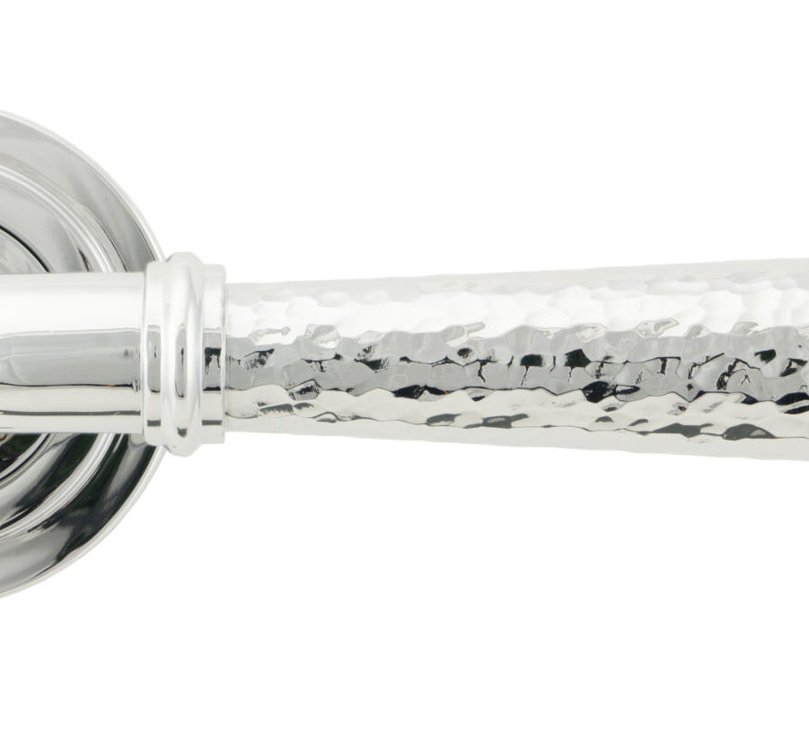 From The Anvil Pol. Chrome Hammered Newbury Lever on Rose Set (Art Deco) - Image 3