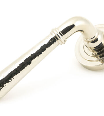 From The Anvil Pol. Nickel Hammered Newbury Lever on Rose Set (Art Deco)