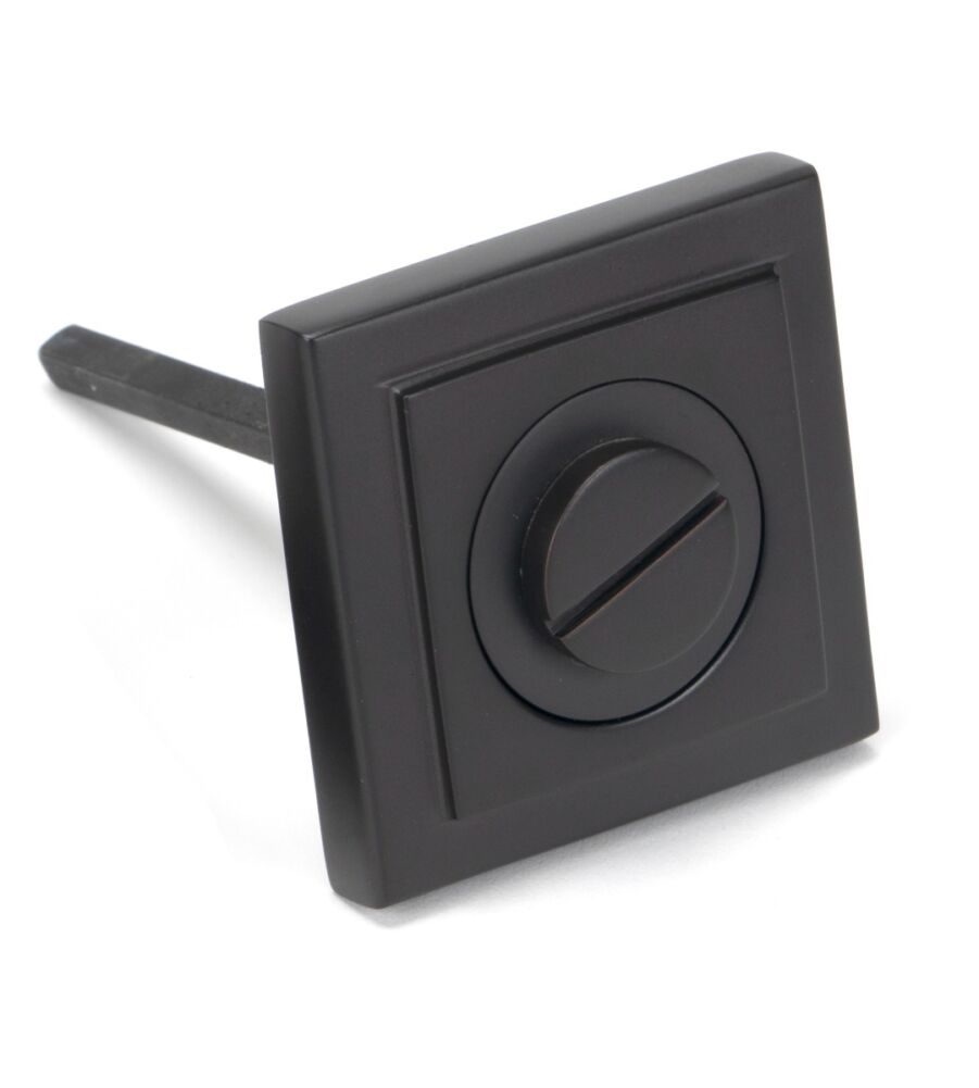 From The Anvil Aged Bronze Round Thumbturn Set (Square) - Image 4