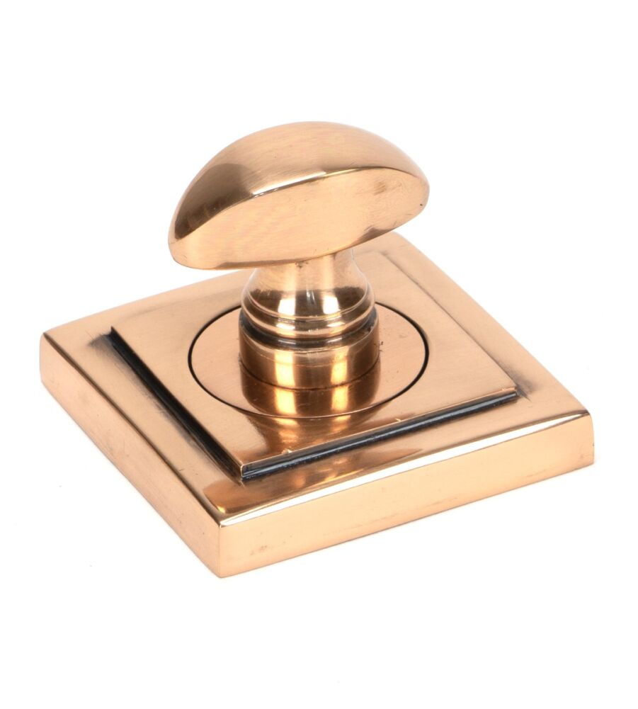 From The Anvil Polished Bronze Round Thumbturn Set (Square) - Image 3