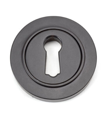 From The Anvil Aged Bronze Round Escutcheon (Plain)