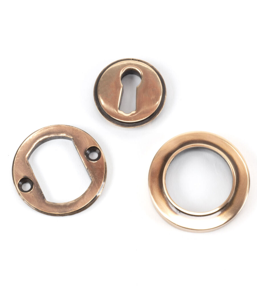 From The Anvil Polished Bronze Round Escutcheon (Plain) - Image 4