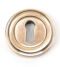 From The Anvil Polished Bronze Round Escutcheon (Art Deco)