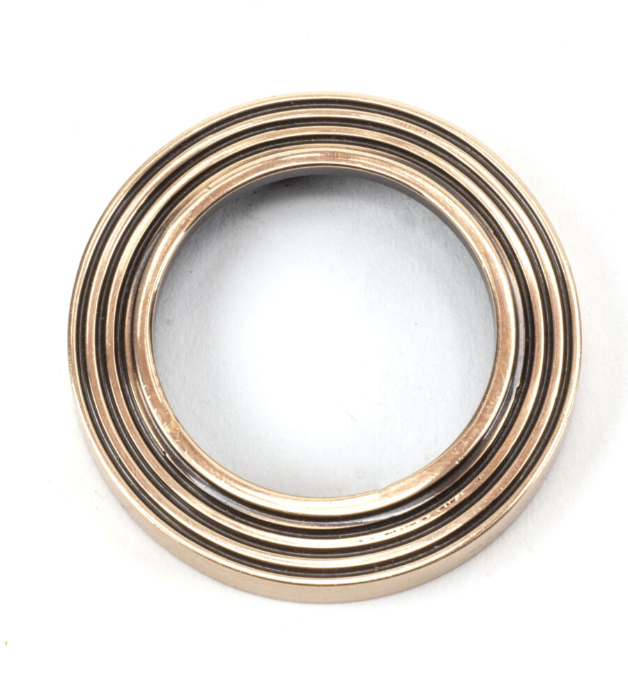 From The Anvil Polished Bronze Round Escutcheon (Beehive) - Image 3