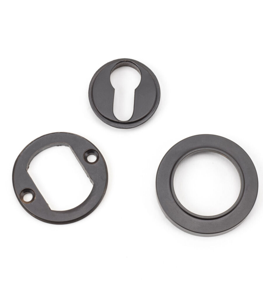 From The Anvil Aged Bronze Round Euro Escutcheon (Plain) - Image 4