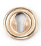 From The Anvil Polished Bronze Round Euro Escutcheon (Art Deco)