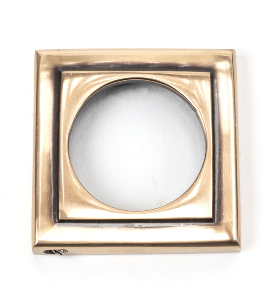 From The Anvil Polished Bronze Round Euro Escutcheon (Square) - Image 4