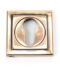 From The Anvil Polished Bronze Round Euro Escutcheon (Square)