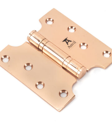 From The Anvil Polished Bronze 4″ x 2″ x 4″  Parliament Hinge (pair) ss