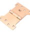 From The Anvil Polished Bronze 4" x 4" x 6"  Parliament Hinge (pair) ss