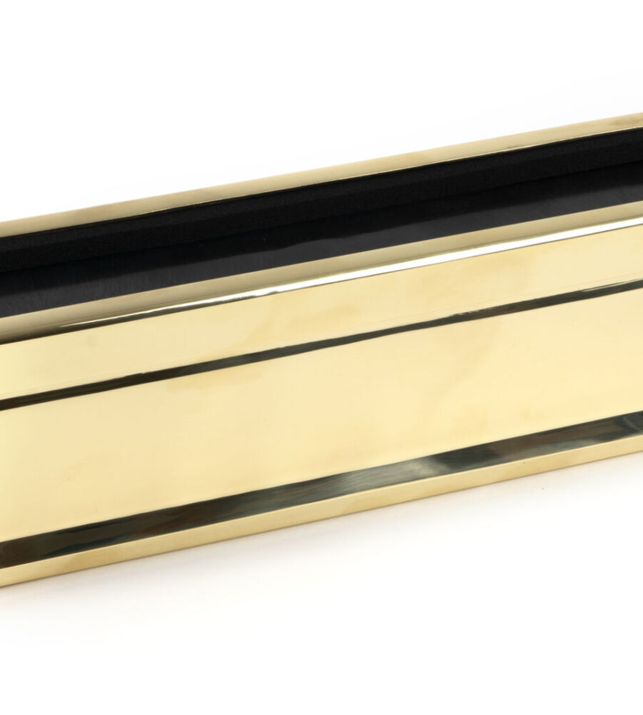 From The Anvil Polished Brass Traditional Letterbox - Image 3