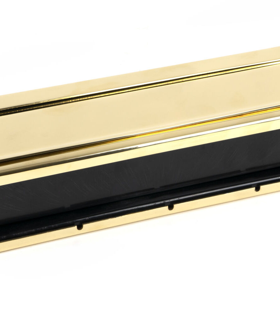From The Anvil Polished Brass Traditional Letterbox - Image 4