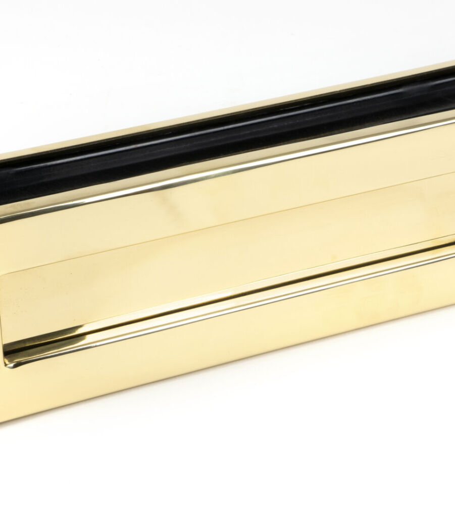 From The Anvil Polished Brass Traditional Letterbox