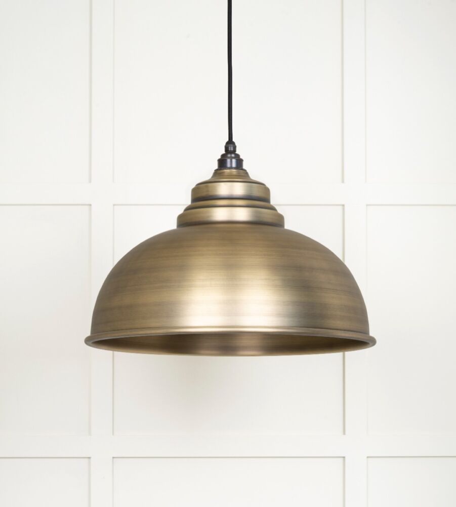 From The Anvil Aged Brass Harborne Pendant - Image 3