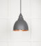 From The Anvil Hammered Copper Brindley Pendant in Bluff