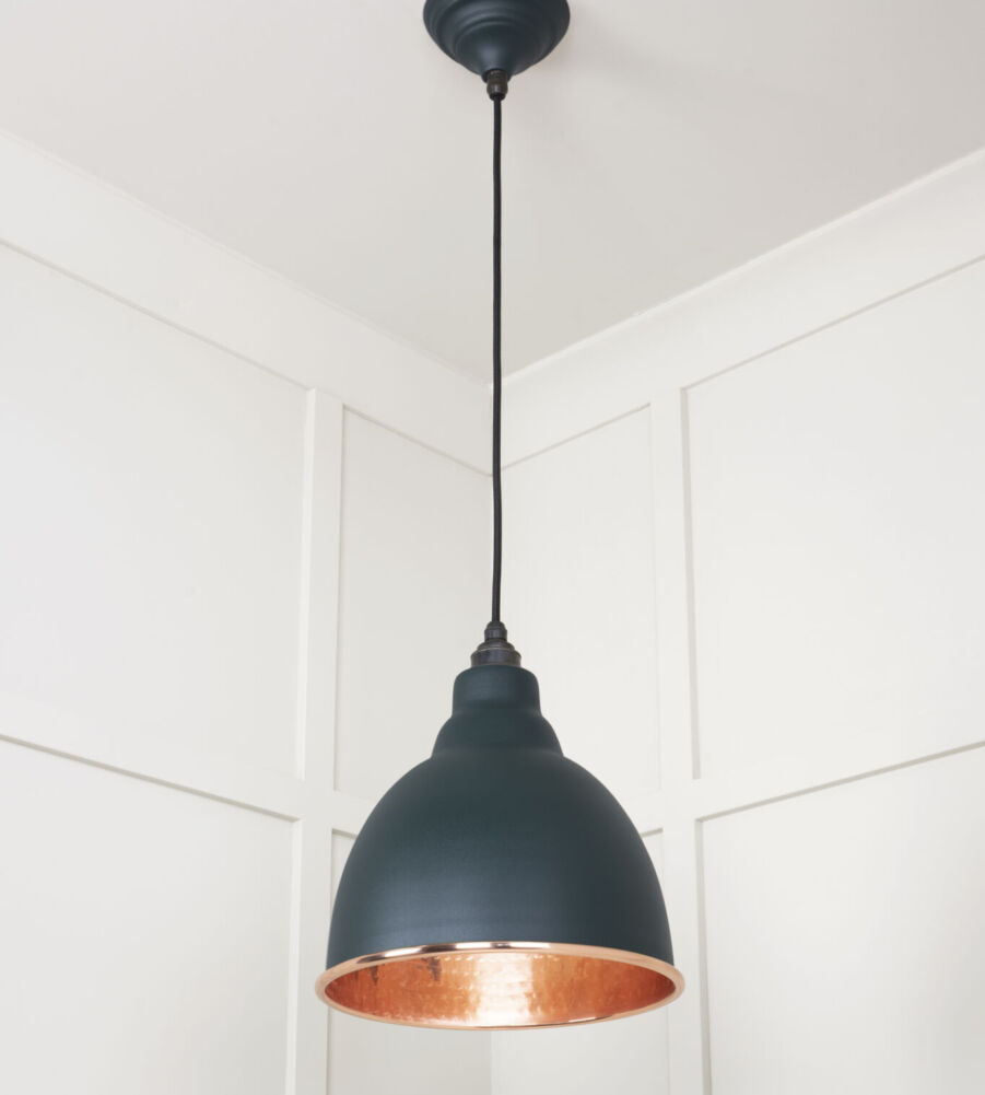 From The Anvil Hammered Copper Brindley Pendant in Dingle - Image 4