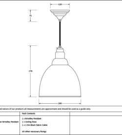 From The Anvil Hammered Copper Brindley Pendant in Dingle - Image 2