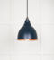 From The Anvil Hammered Copper Brindley Pendant in Dusk
