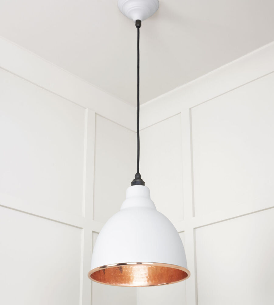 From The Anvil Hammered Copper Brindley Pendant in Flock - Image 4