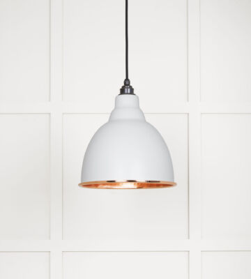 From The Anvil Hammered Copper Brindley Pendant in Flock